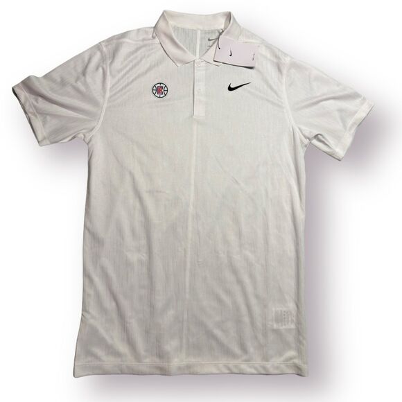 Nike Mens Dri-Fit Clippers NBA Polo Size Small Activewear Los Angeles Clippers‎ - Picture 2 of 7